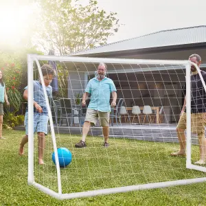 Costway Kids Junior Football Goal Portable Football Training Net Practice Game Target