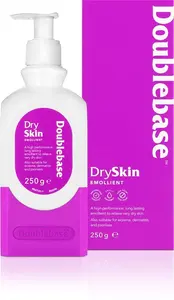 Doublebase Dry Skin Emollient. Clinically Proven Moisturiser For Eczema, Psoriasis And Dermatitis Treatment. Body Cream For Dry Skin Relief, 250G