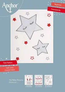 STARS - Embroidery Kit: Baby Sets: Stars - Anchor