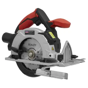 Sealey 20V 2Ah SV20 Series Diameter 150mm Circular Saw Kit Lighweight CP20VCSKIT1