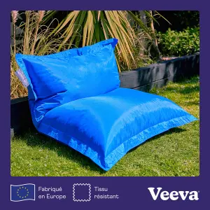 Veeva Bazaar Bag Blue Giant Indoor Outdoor Bean Bag Lounger