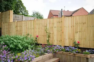 Standard Featheredge Vertical Panel - Timber - L5 x W182.8 x H91.7 cm