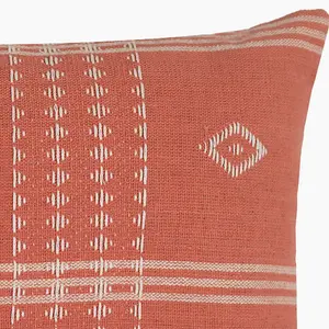 Siyali Long Cushion - Cotton - L35 x W55 x H1 cm - Coral