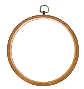 FRAME 20CM BROWN - Frame: Plastic: 20cm Diameter: Natural - Vervaco