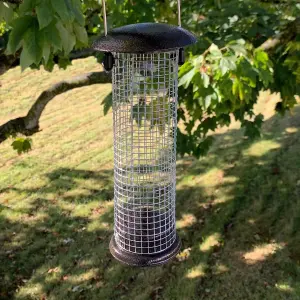 Hanging Nut Metal Bird Feeder For Garden Birds