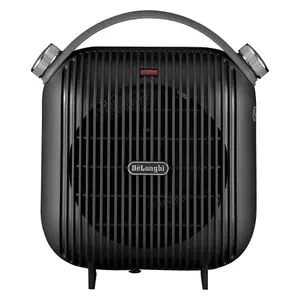 Delonghi HFS30C24, Capsule Hobby Fan Heater, 2400 Watt, Black