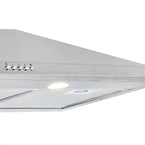 Leisure H102PX Stainless steel Chimney Cooker hood, (W)100cm