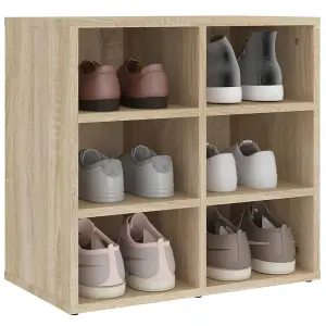 Berkfield Shoe Cabinets 2 pcs Sonoma Oak 52.5x30x50 cm