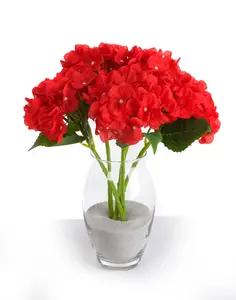 5 Best Artificial Red Single 35cm Hydrangea Flower Stems