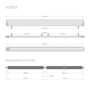 Yale SlotVent Trickle Vent - 4000EA, White