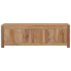 Berkfield TV Cabinet 120x30x40 cm Solid Teak Wood