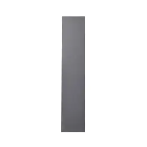 GoodHome Stevia Gloss anthracite Slab Tall larder Cabinet door (W)300mm (H)1467mm (T)18mm