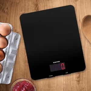 Salter 1160BKDR High Capacity Kitchen Scales, Black