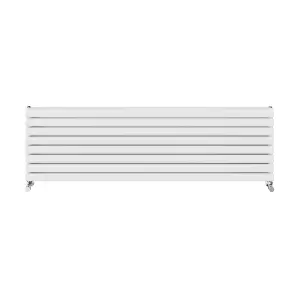 Right Radiators 1600x472 mm Horizontal Vertical Oval Column Radiator Double Panel Rads White