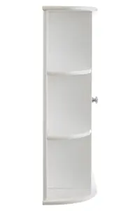 Maison by Premier Portland Seven Shelf Mirrored Door Bathroom Cabinet