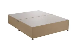 Super Ortho Orthopaedic Natural Linen 2 Drawer Divan Set And Headboard Single