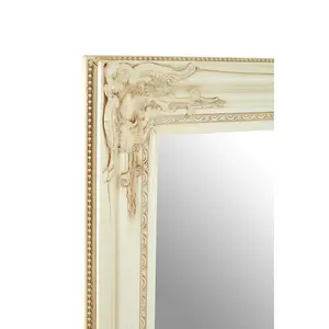 Interiors by Premier Zelma Bone White Wall Mirror