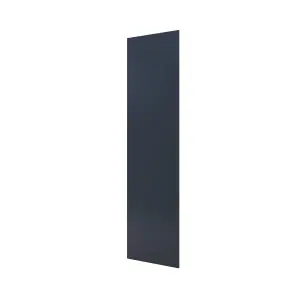 GoodHome Artemisia Innovo handleless matt midnight blue slab Clad on end panel (H)2400mm (W)640mm