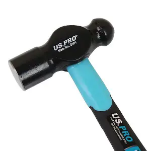 US PRO 40OZ Ball Pein Hammer With TPR Handle Mechanics / Engineers 3301