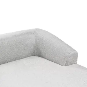 Corner Sofa SVANSELE Light Grey Fabric Right Hand