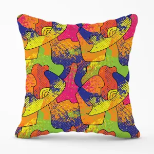 Bright Abstract Pattern Outdoor Cushion 45cm x 45cm