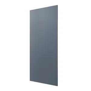 GoodHome Alisma Matt blue Slab 70:30 Tall larder Cabinet door (W)600mm (H)1467mm (T)18mm