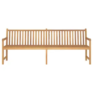 Berkfield Garden Bench 228 cm Solid Teak Wood