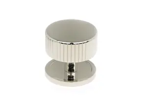 From The Anvil Polished Nickel Judd Cabinet Knob - 38mm (Plain)