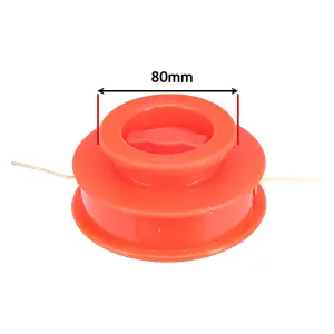 SPARES2GO Line Spool Cover compatible with Spear & Jackson SPJBC30 Strimmer Trimmer