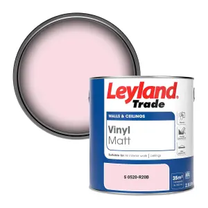 Leyland Trade Vinyl Matt Walls & Ceilings Emulsion Paint (S 0520-R20B) 2.5L