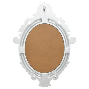 Ginn Oval Wall Mirror Silver