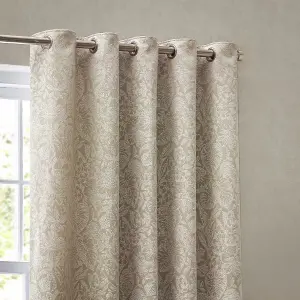 Wylder Nature Bali Botanical Jacquard Eyelet Curtains