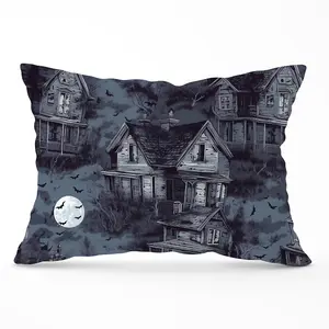 Spooky Shadowy Haunted House Cushions 33cm x 48cm