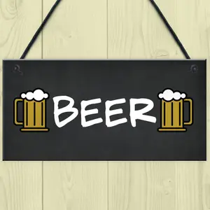 Sign Hanging Home Bar Man Cave Pub Garage Sign Gift Bar Decor