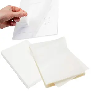 200 x 150 Micron A5 Gloss Finish Laminating Pouches for Home Office Schools Preserve Certificates & Documents