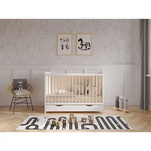 Ignatius Cot Bed White/Pine