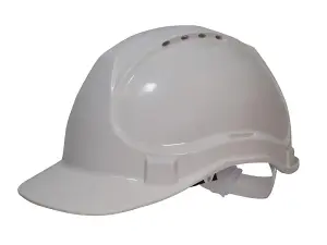 Scan YS-4 Safety Helmet - White SCAPPESHW