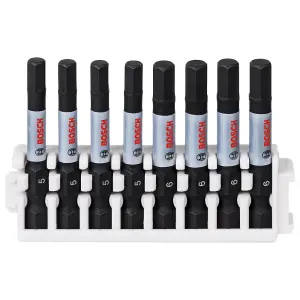 Bosch Professional Impact Power Bit Insert Pack - 50mm, 4xH5, 4xH6 Pick & Clic