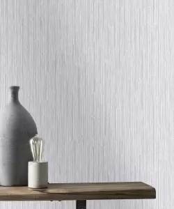 Rasch Portfolio Manila Textured Plain Grey Wallpaper