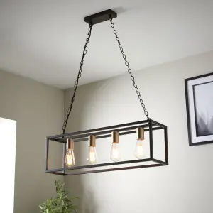 Harbour Studio York 4 Lamp Pendant ceiling light