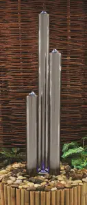 Primrose 3 Brushed Stainless Tubes Only (No Reservoir) 100/75/50 Only