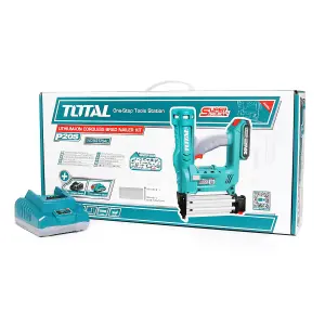 Total Li-Ion 20V Cordless Brad Nailer Kit (with Battery & Charger) - TCBNLI2016