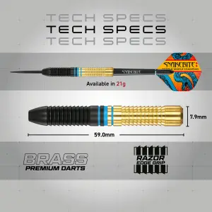 Peter Wright Snakebite v Gerwyn Price Iceman DWC Brass Darts Set