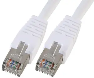 PRO SIGNAL - RJ45 to RJ45 Cat5e S/FTP Ethernet Patch Lead 20m White