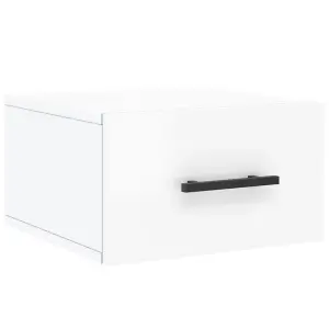 Berkfield Wall-mounted Bedside Cabinets 2 pcs High Gloss White 35x35x20 cm