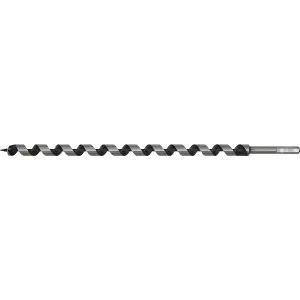 18mm x 460mm Hardened Auger Drill Bit with Hexagonal Shank for Woodworking