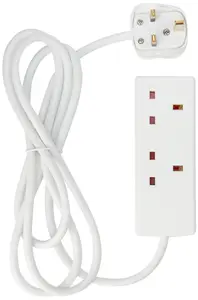 SMJ 103097 Indoor Extension Lead with 2 Sockets