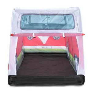 Volkswagen Red Camper van Pop up 3-man Tent