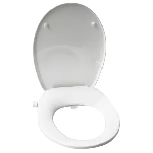 Bemis Pure Clean White Standard Soft close Toilet seat