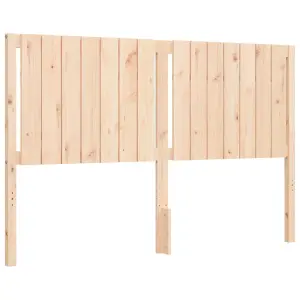 Berkfield Bed Frame with Headboard 160x200 cm Solid Wood